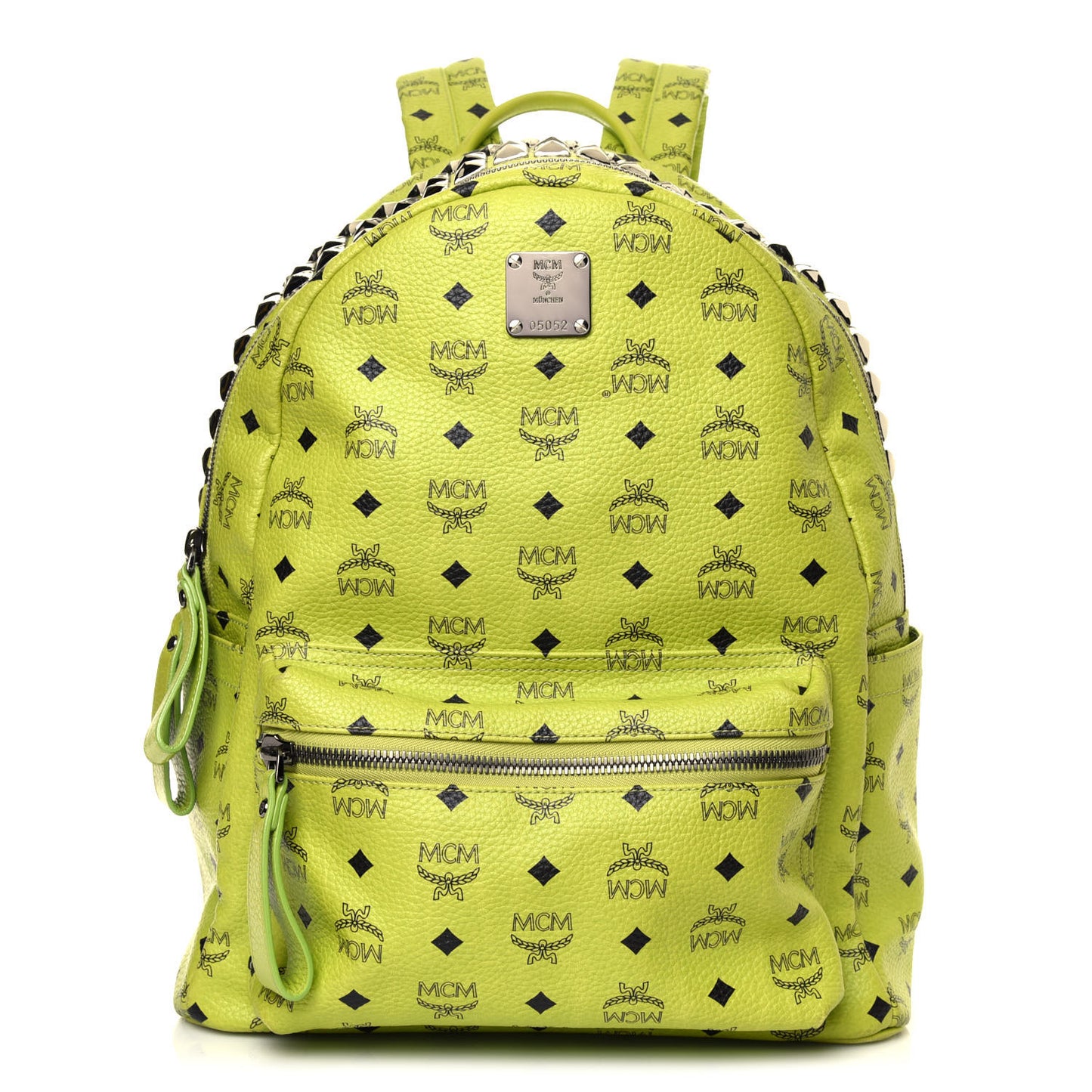 Visetos Crown Stud Medium Stark Backpack Green