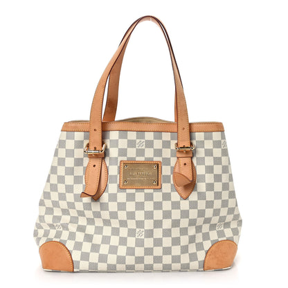 Louis Vuitton Damier Azur Hampstead MM 1 of 8