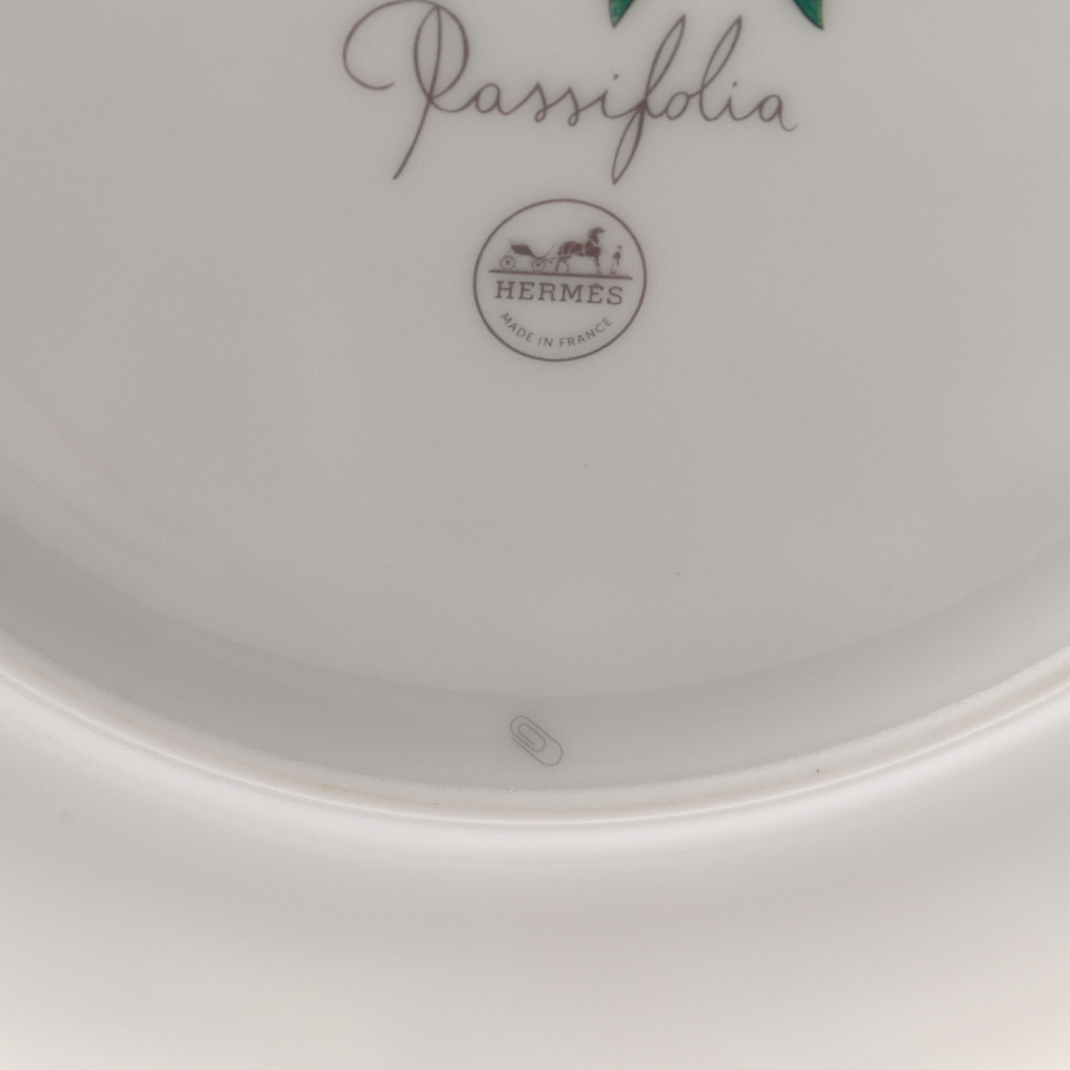 Hermes Porcelain Passifolia Dessert Plate N°1 Set of 2 7 of 7