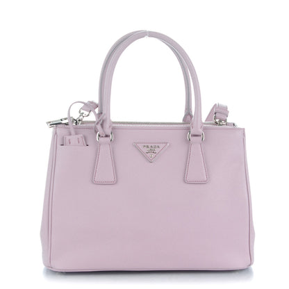 Prada Saffiano Small Galleria Double Zip Tote Mughetto 1 of 9