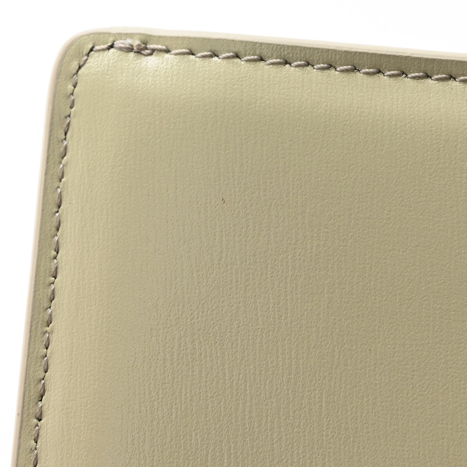 Celine Shiny Calfskin Triomphe Flap Card Holder Almond Green Almond Green 9 of 12