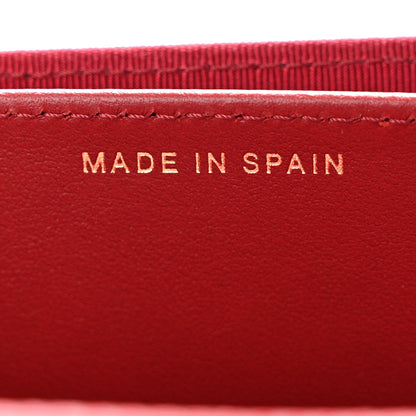 Chanel Aged Calfskin Quilted Reissue Flap Card Holder Wallet Red 7 of 10
