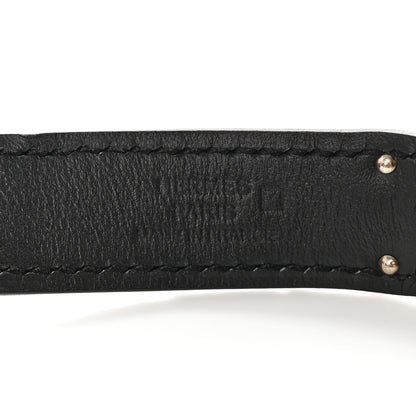 Hermes Matte Alligator Kelly Belt Black 3 of 5