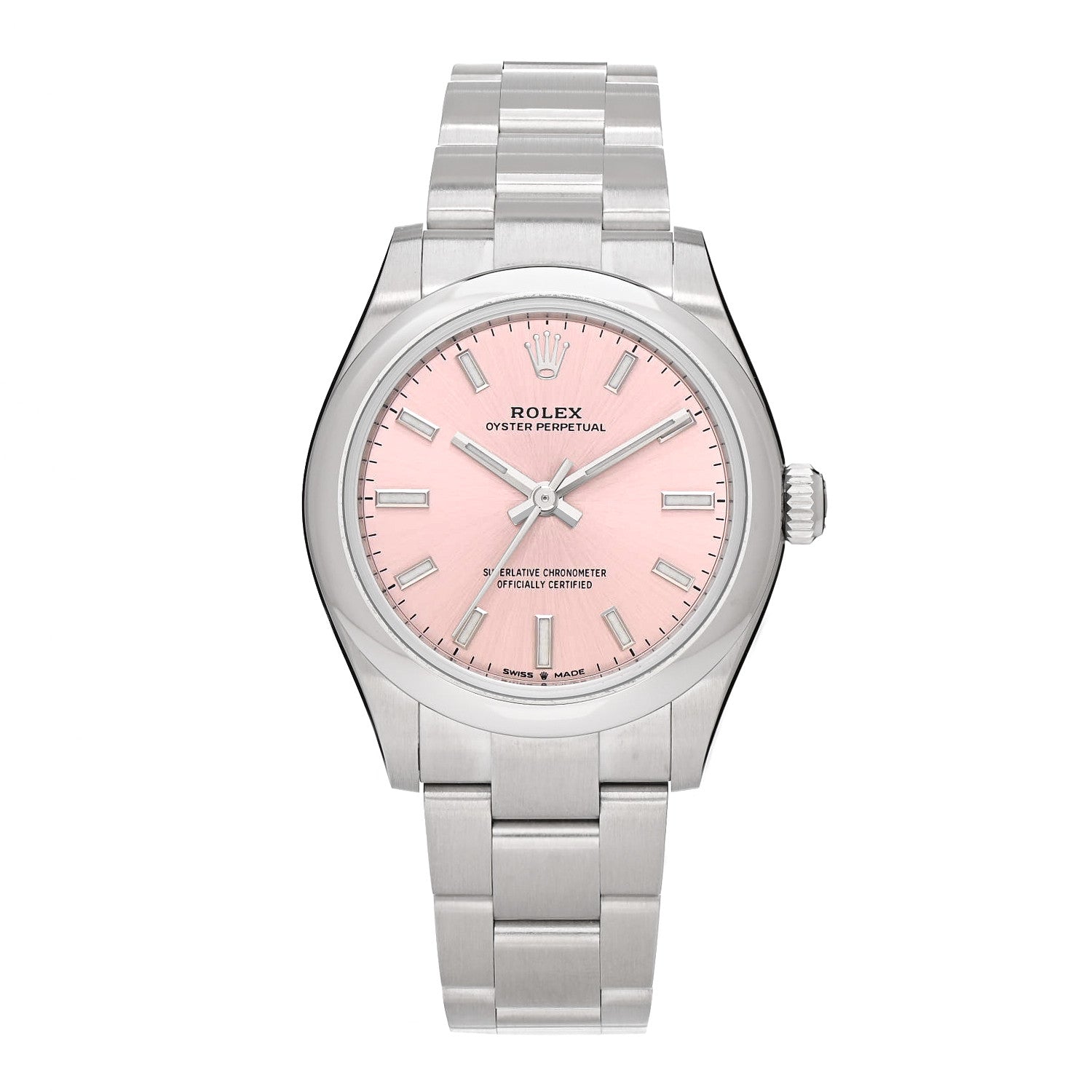 Rolex Stainless Steel 31mm Oyster Perpetual Watch Pink 277200 1 of 5