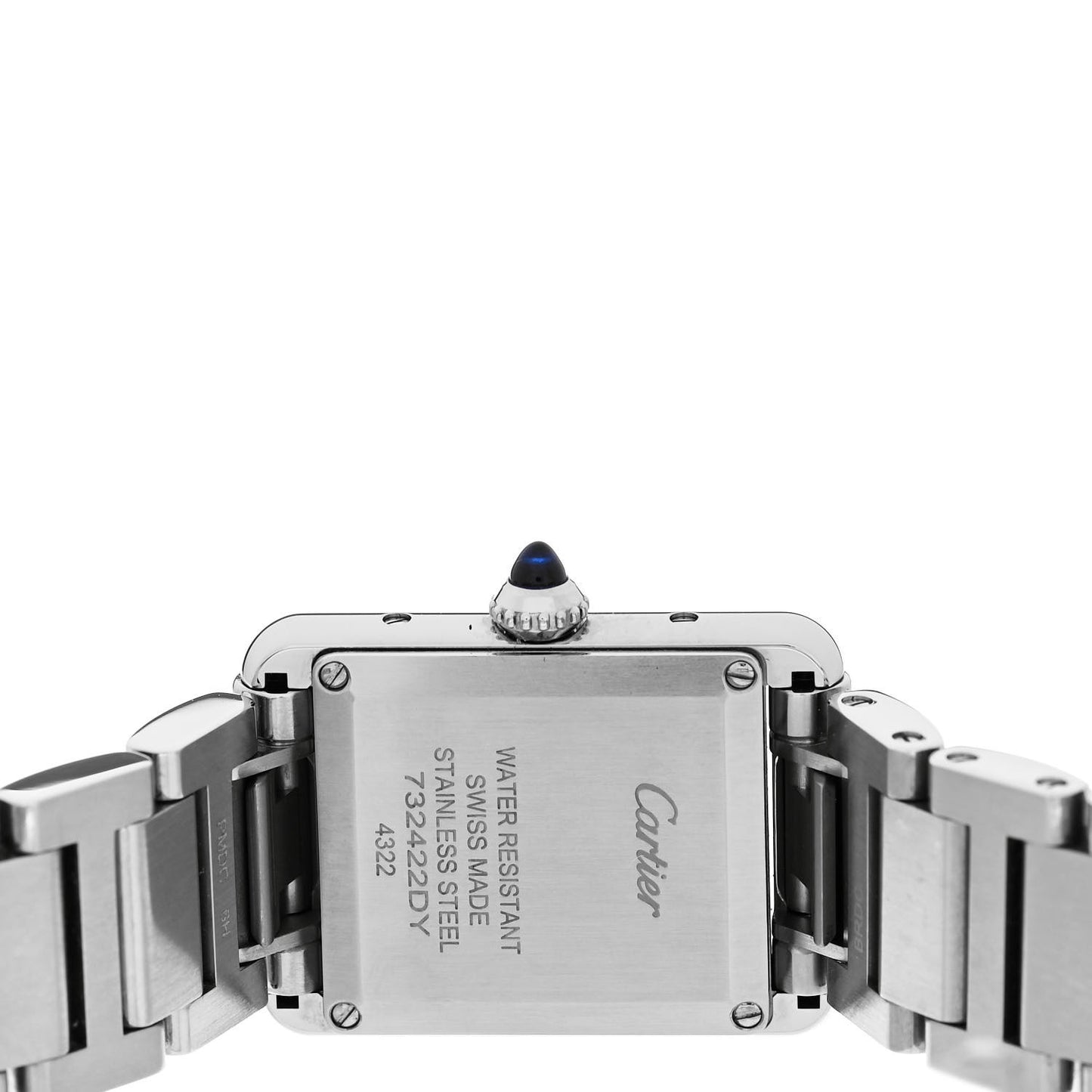 Stainless Steel 22mm Tank Must Quartz Watch