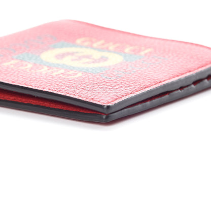 Gucci Calfskin Logo Bi-Fold Wallet Red 6 of 10