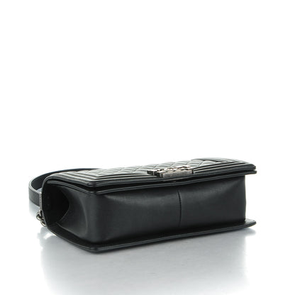 Chanel Calfskin Quilted Medium Boy Flap Black 4 of 8