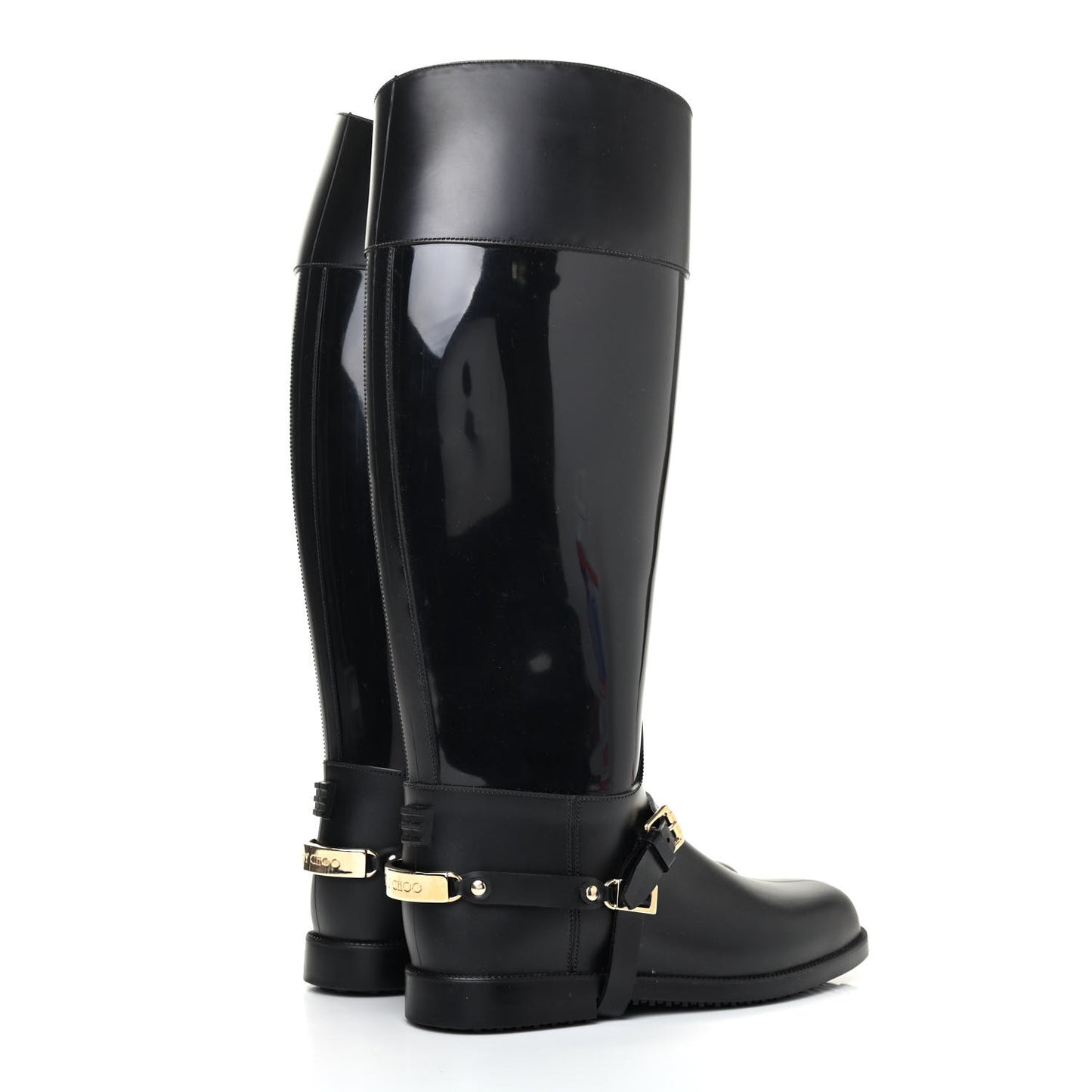 PVC Rubber Cheshire Rain Boots 39 Black