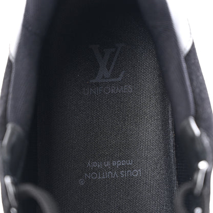 Louis Vuitton Suede Mens LV Trainer Sneakers 9 Black 8 of 10