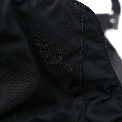 Prada Tessuto Nylon Saffiano Medium Backpack Black 10 of 15