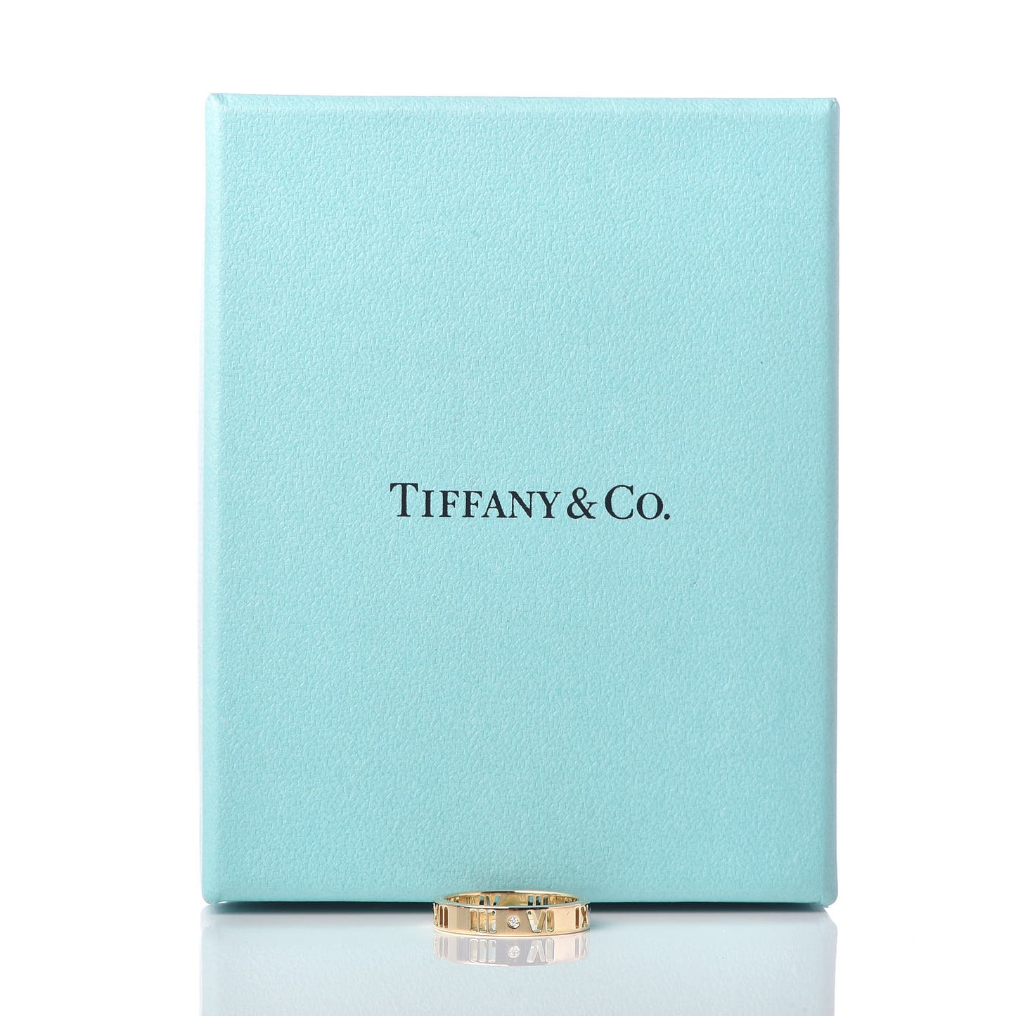18K Yellow Gold Diamond Atlas Pierced Ring 50 5.25