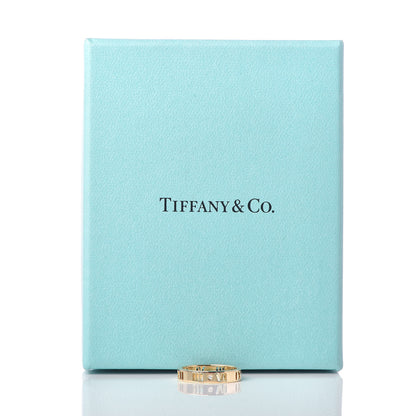 Tiffany 18K Yellow Gold Diamond Atlas Pierced Ring 50 5.25 5 of 5
