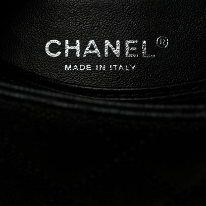 Chanel Caviar Lizard Quilted Mini Coco Handle Flap Black 6 of 10