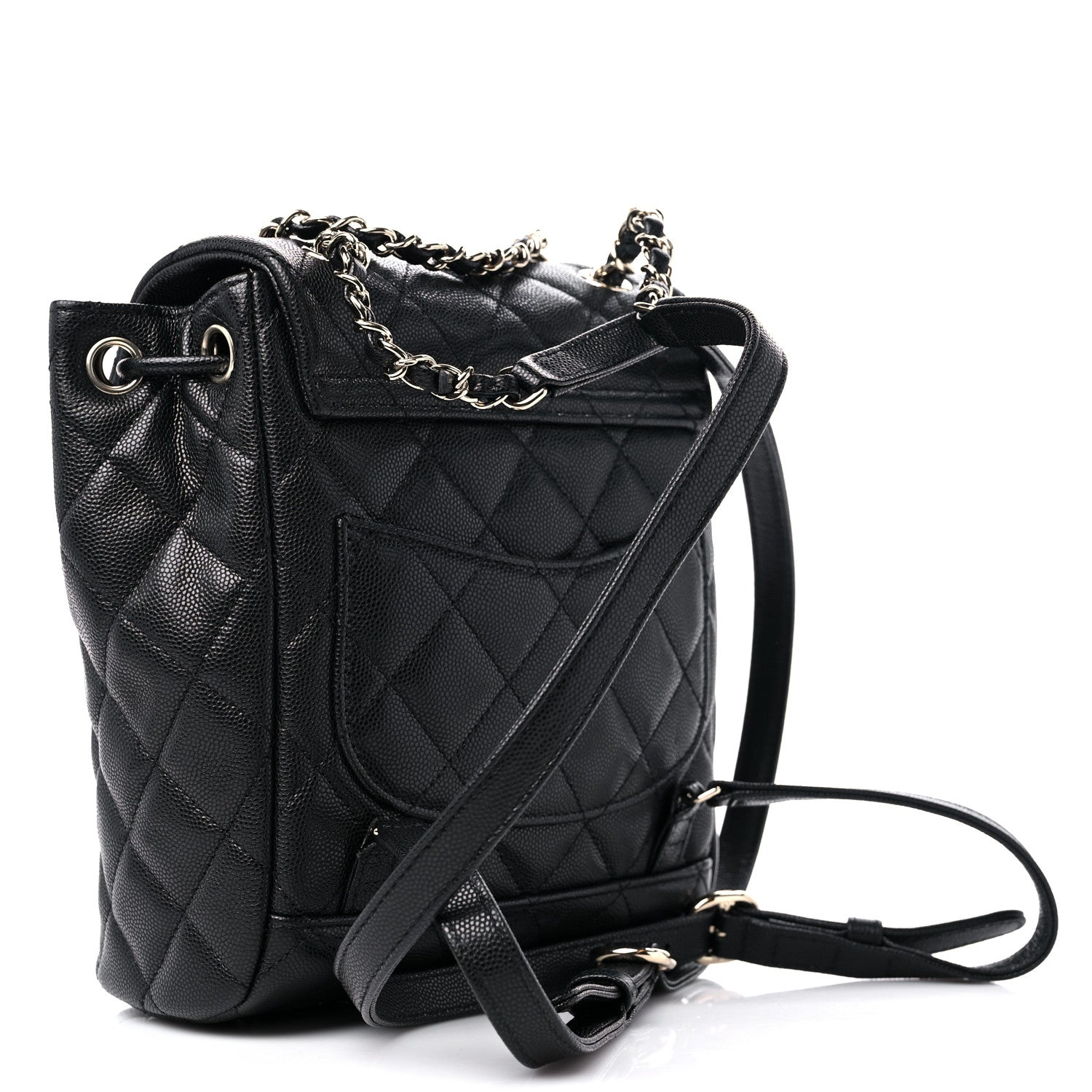 Chanel Caviar Quilted Mini Urban Spirit Backpack Black 3 of 10