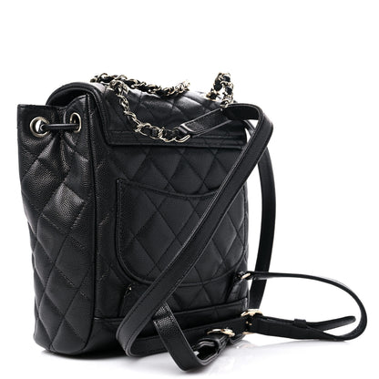 Chanel Caviar Quilted Mini Urban Spirit Backpack Black 3 of 10
