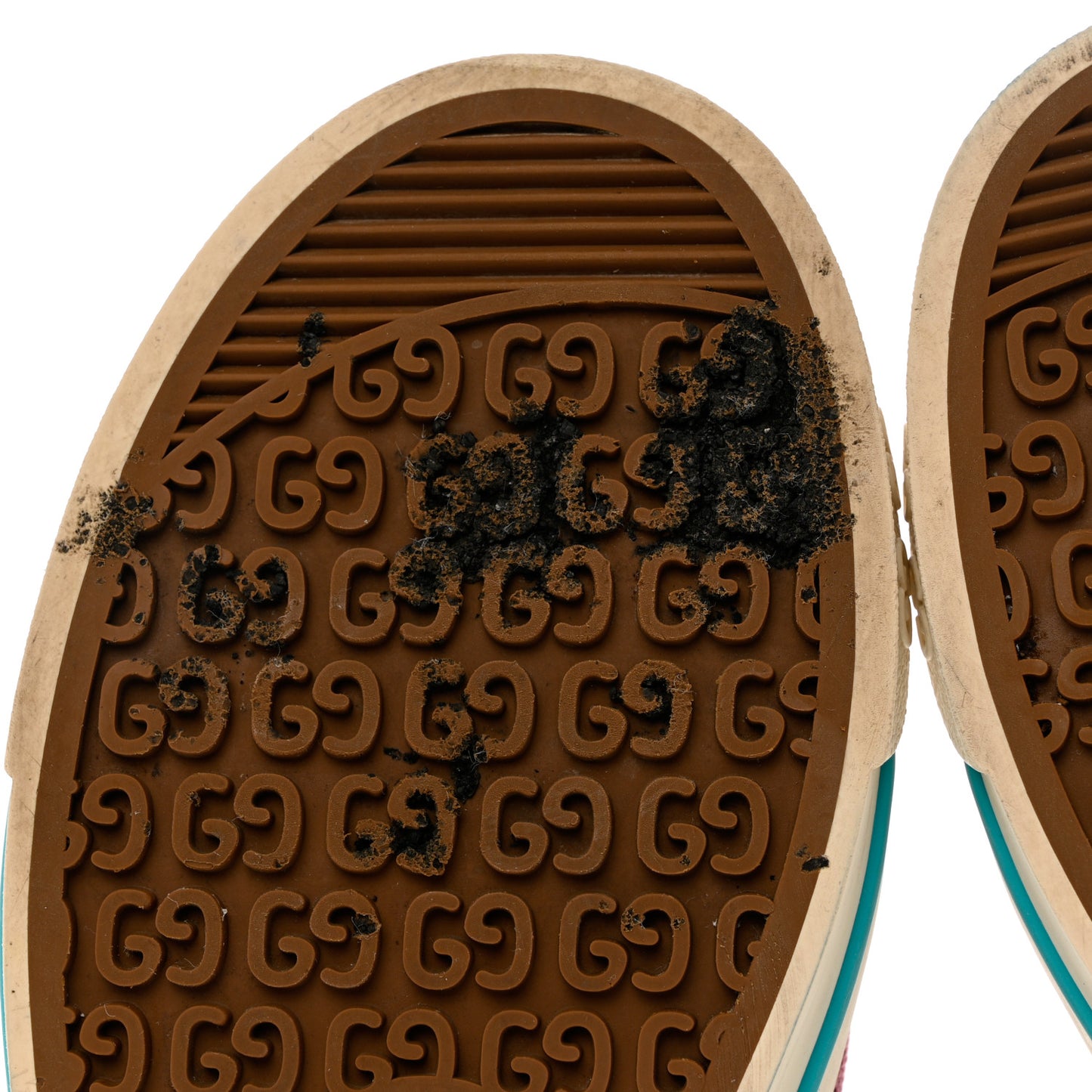 Monogram Multicolor Web Womens 1977 Tennis Sneakers 38 Light Blue Mystic White Tangerine