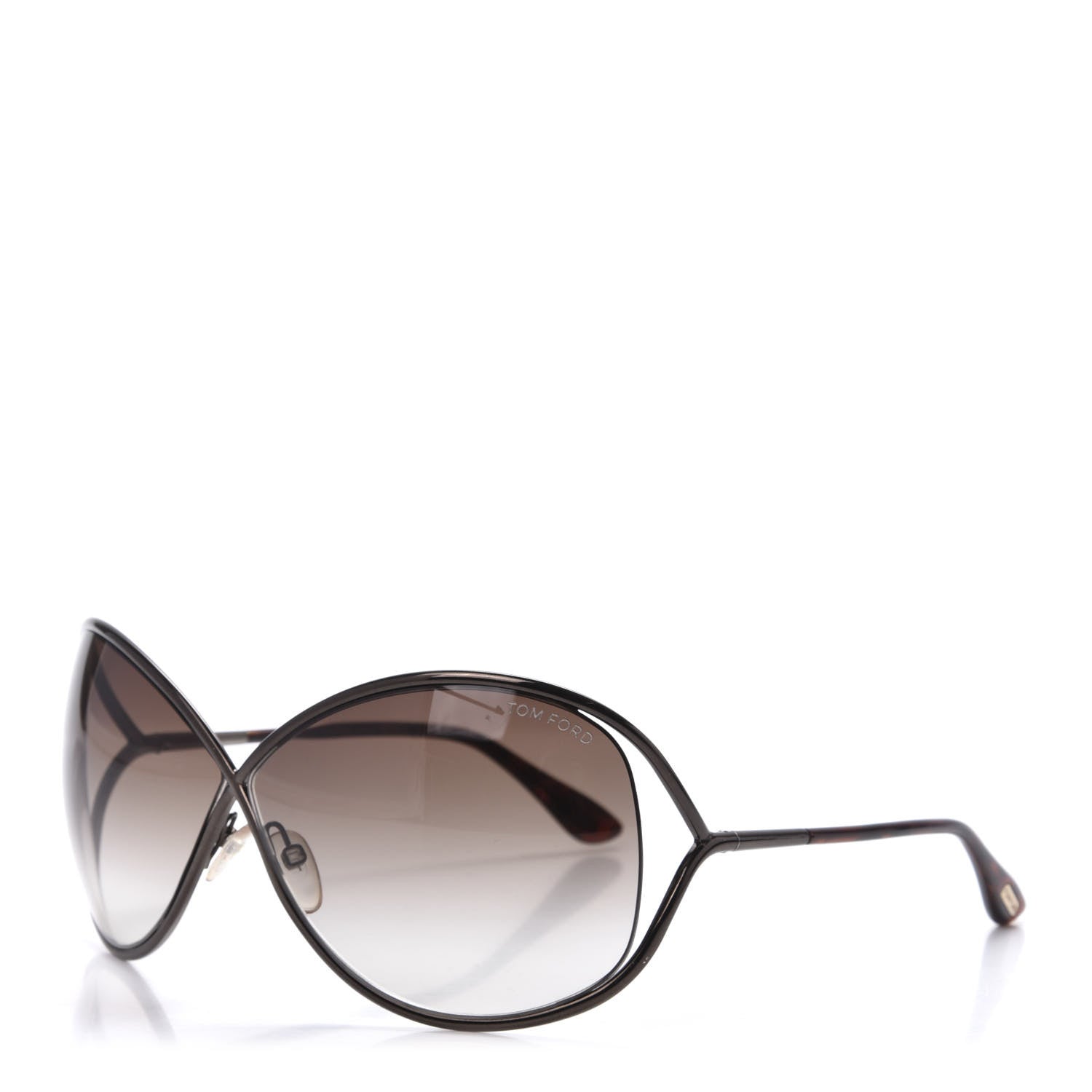 Tom Ford Miranda Crossover Sunglasses TF130 Shiny Bronze 1 of 8