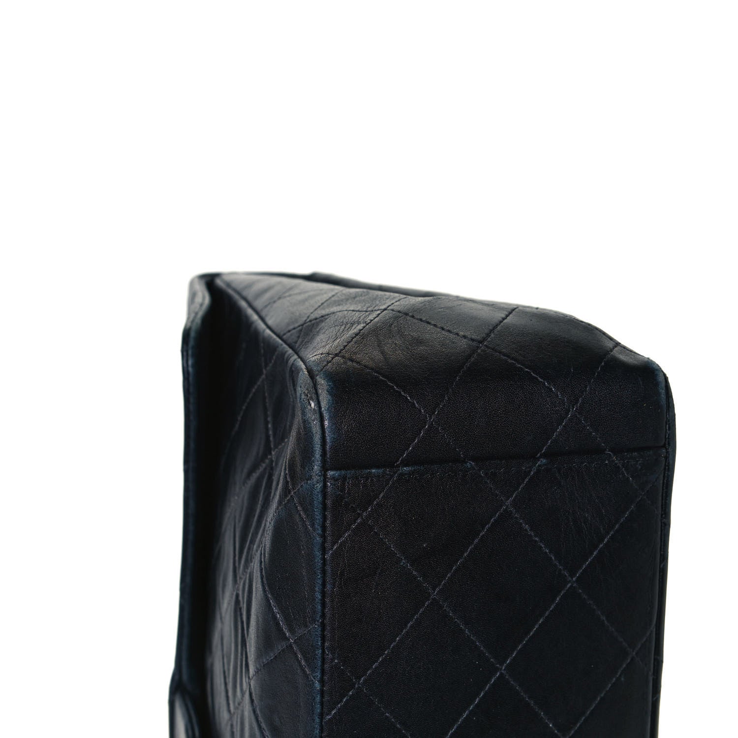 Chanel Lambskin Quilted XL Jumbo Single Flap Black 16 of 19