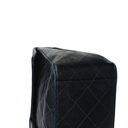 Chanel Lambskin Quilted XL Jumbo Single Flap Black 16 of 19