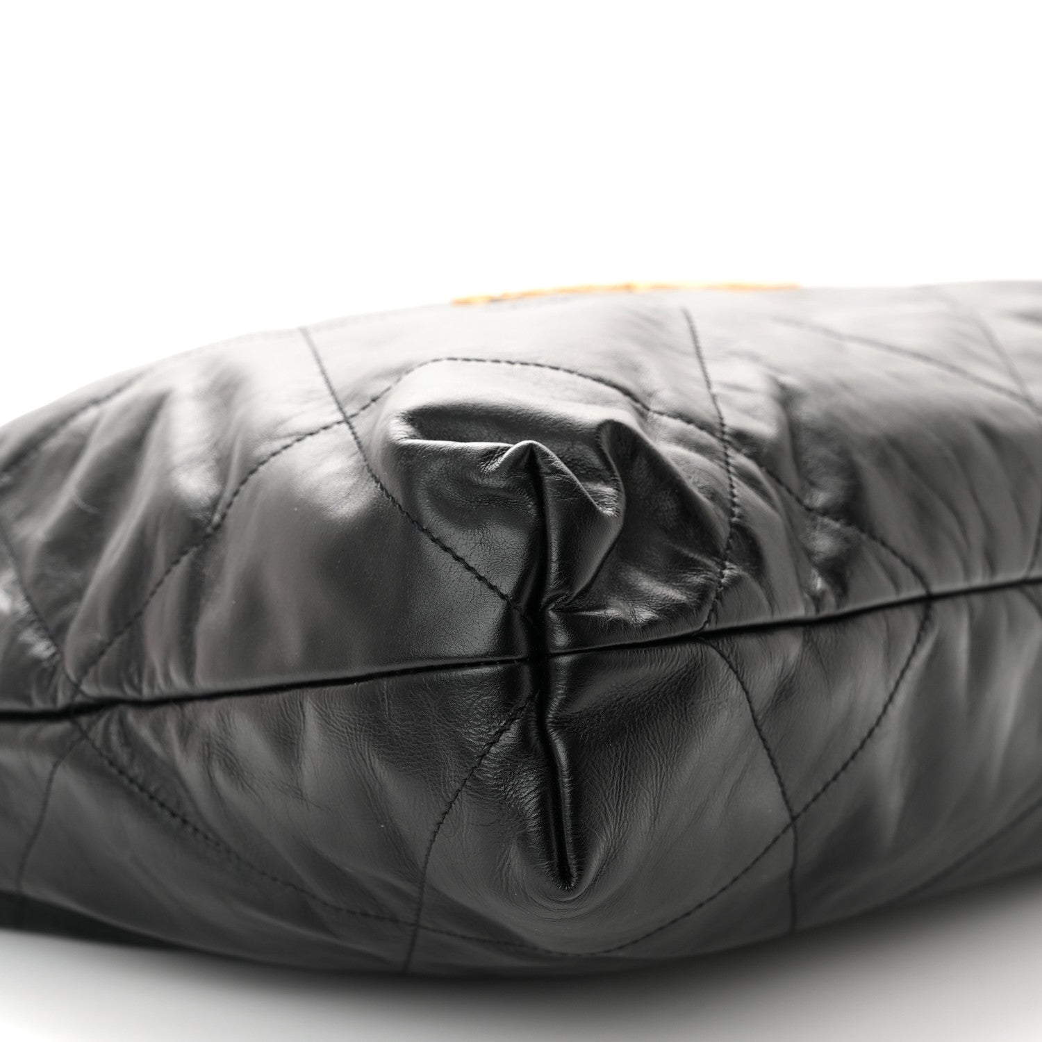 Chanel Shiny Calfskin Quilted Chanel 22 Black 10 of 11