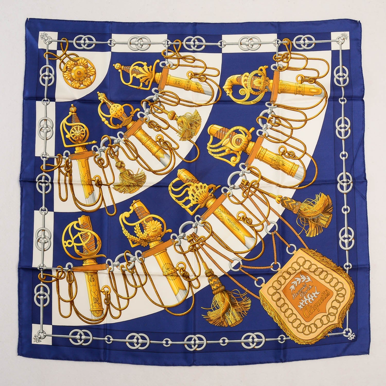 Hermes Silk Cliquetis Scarf 90 2 of 4