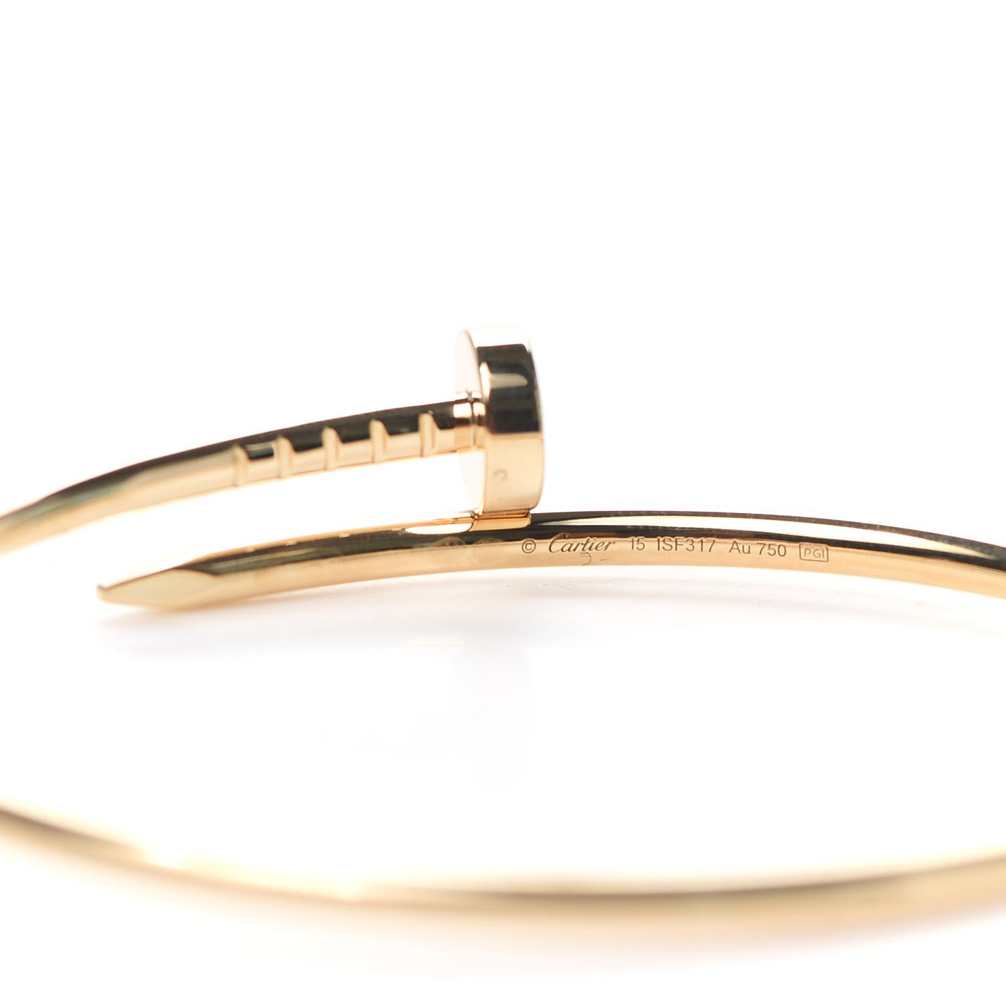 18K Yellow Gold Small Juste Un Clou Bracelet 15