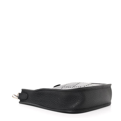 Hermes Taurillon Clemence Evelyne TPM Black 4 of 10