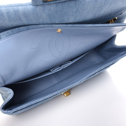 Chanel Denim Quilted 2.55 Reissue 226 Flap Light Blue 5 of 7