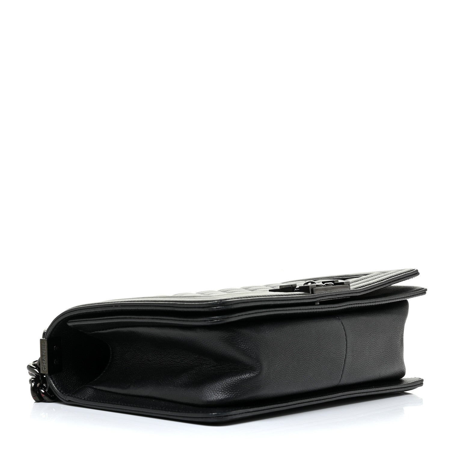 Chanel Caviar Quilted Medium Boy Flap So Black 4 of 13