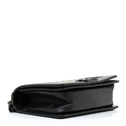 Chanel Caviar Quilted Medium Boy Flap So Black 4 of 13