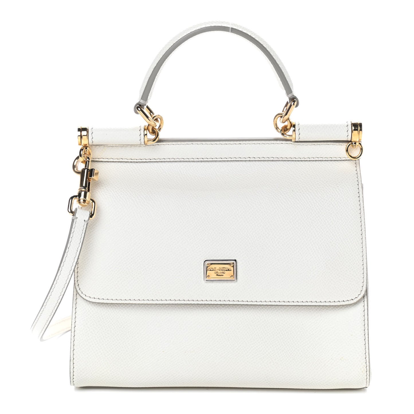 Dauphine Small Miss Sicily Satchel White