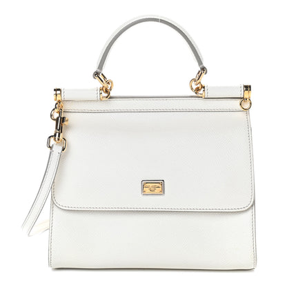 Dolce & Gabbana Dauphine Small Miss Sicily Satchel White 1 of 9