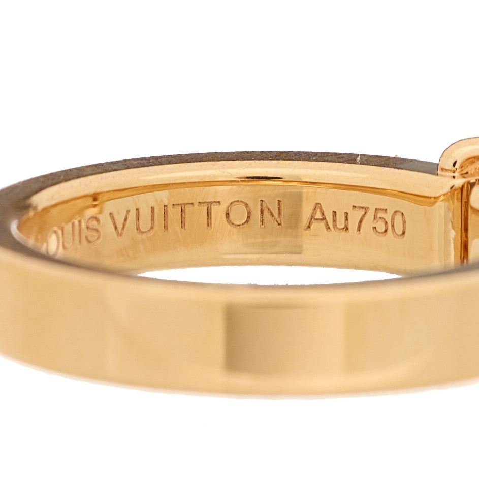 18K Pink Gold Lockit Ring 49 5