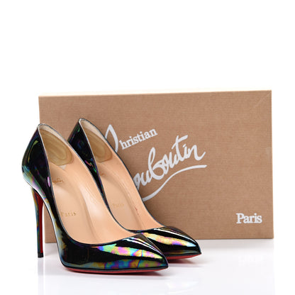 Christian Louboutin Patent Pigalle Follies 100 Pumps 36.5 Stellar Black 12 of 12