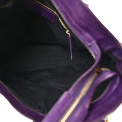 Balenciaga Agneau Classic Gold Hardware Velo Dark Violet 6 of 15