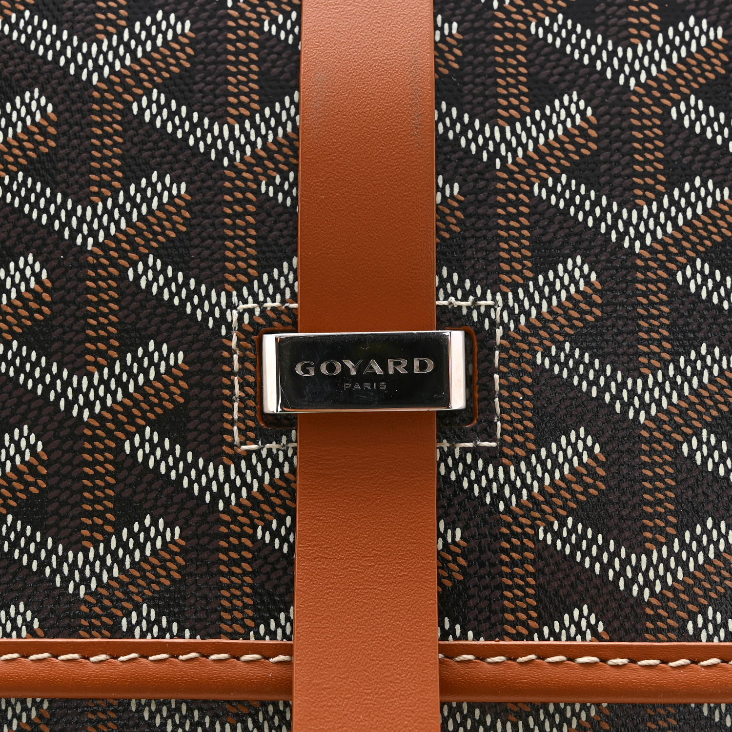 Goyard Goyardine Belvedere II MM Messenger Bag Black Gold 12 of 14