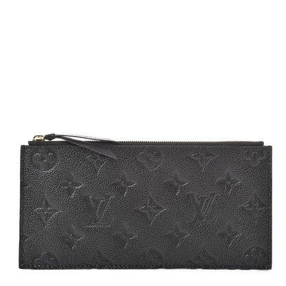 Louis Vuitton Empreinte Felicie Chain Wallet Zippered Insert Black 1 of 7