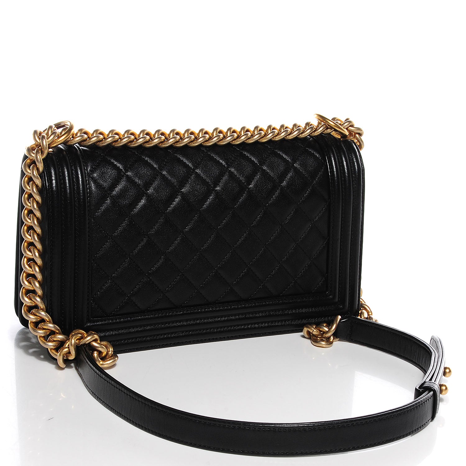Chanel Calfskin Medium Boy Flap Black 3 of 8
