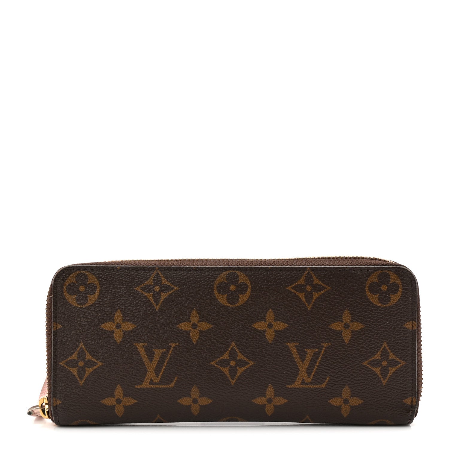 Louis Vuitton Monogram Clemence Wallet Rose Ballerine 1 of 9