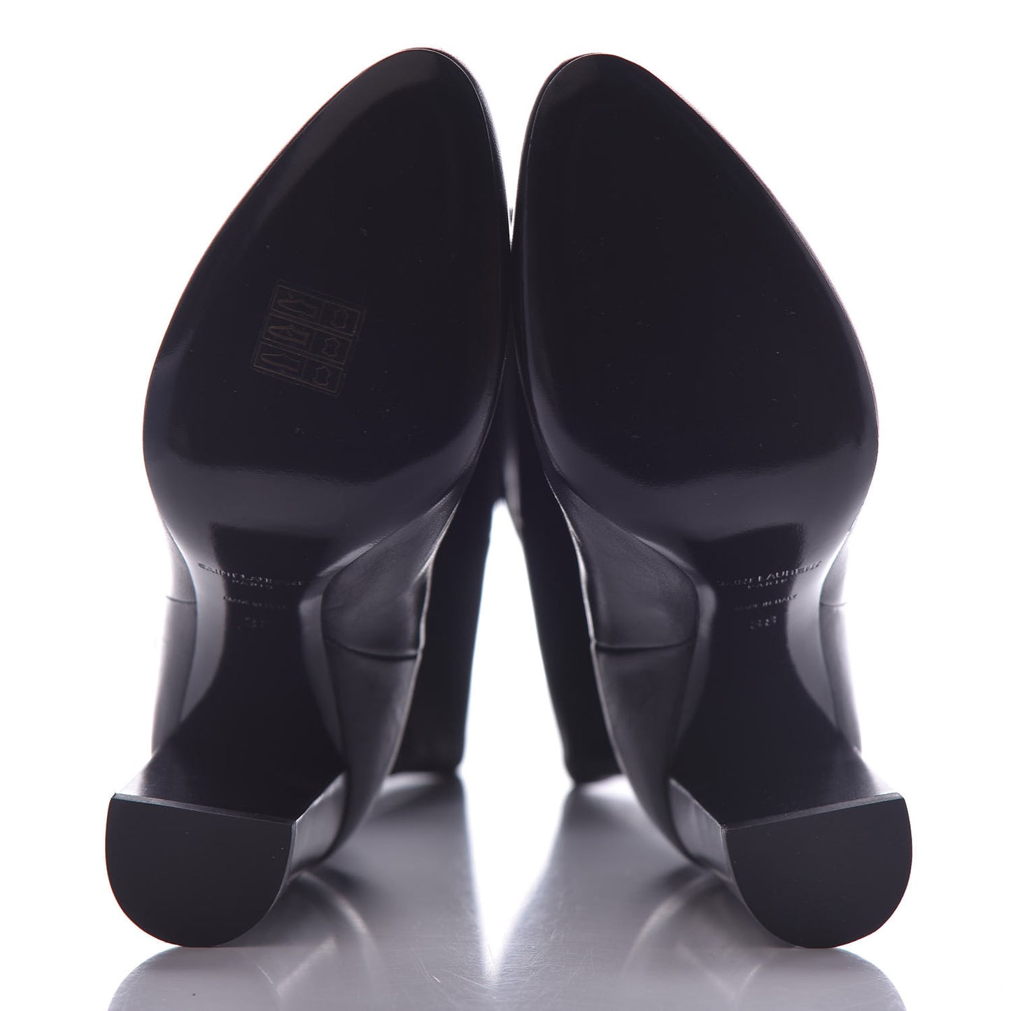 Calfskin Over The Knee Boots 38 Black