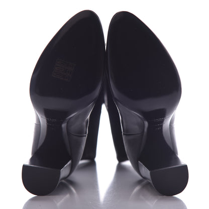 Saint Laurent Calfskin Over The Knee Boots 38 Black 5 of 8