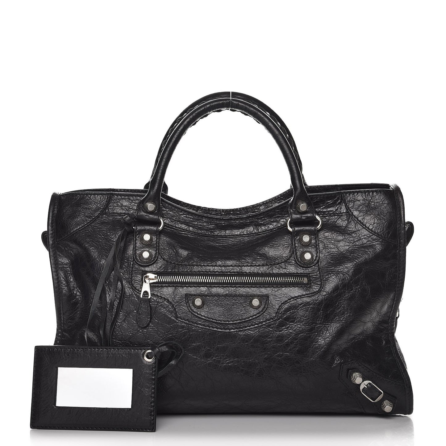 Agneau Giant 12 Silver Hardware City Black