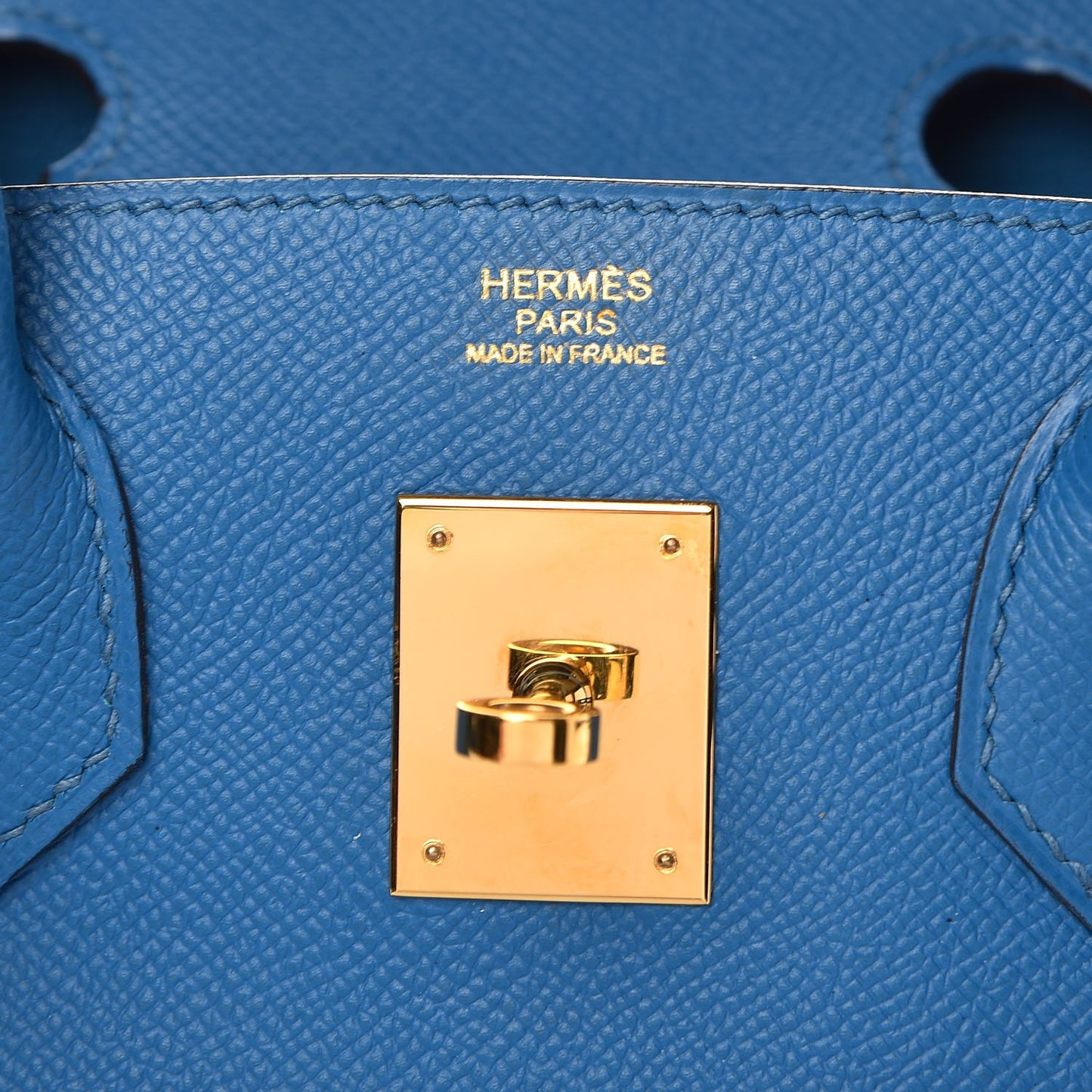 Epsom Birkin 30 Bleu Izmir