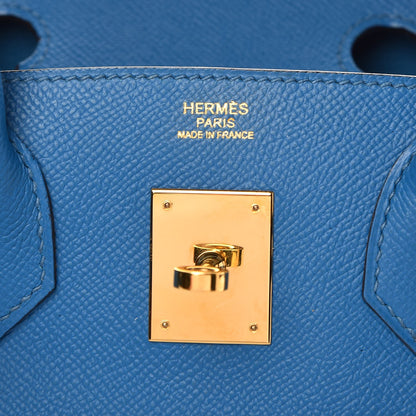 Hermes Epsom Birkin 30 Bleu Izmir 6 of 9
