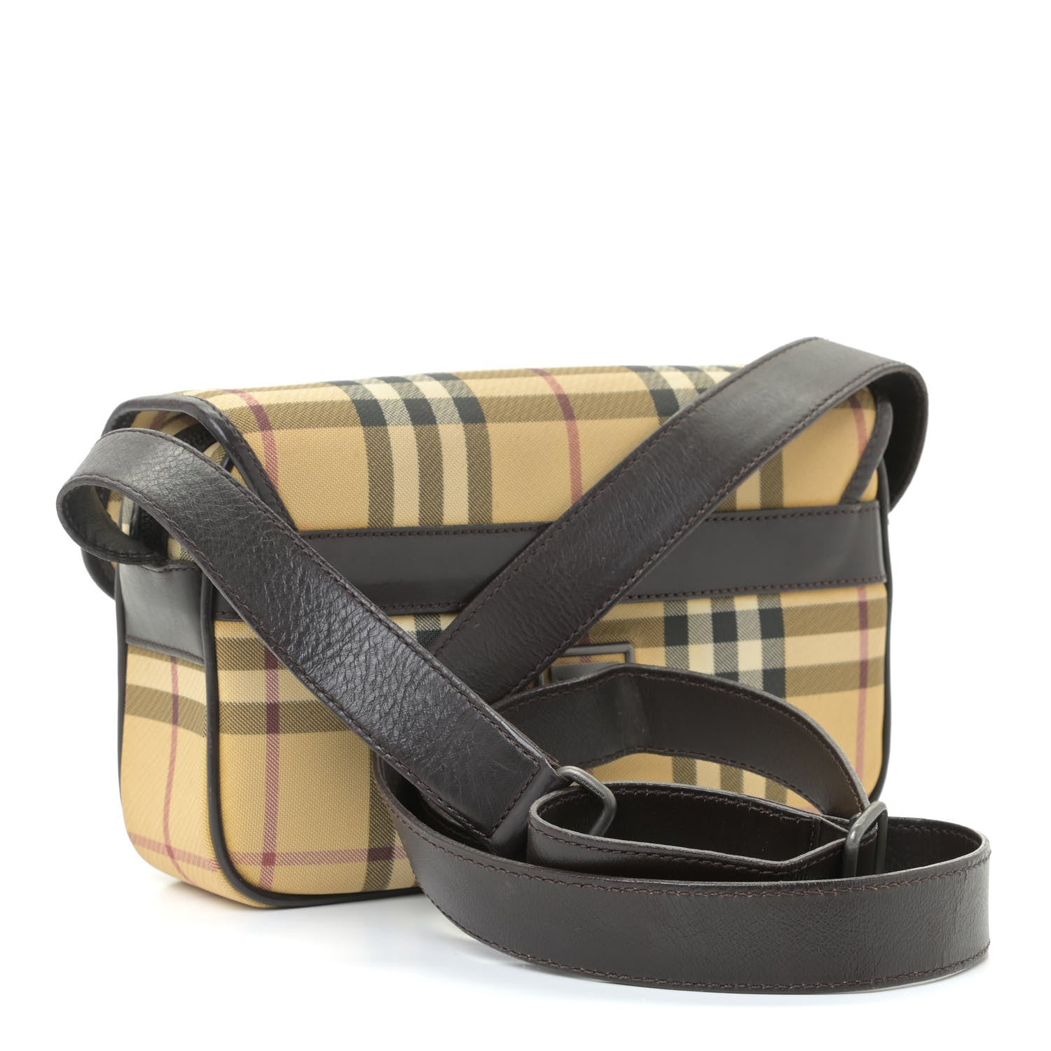 Burberry House Check Crossbody Camera Bag Antique Yellow Brown 2 of 21