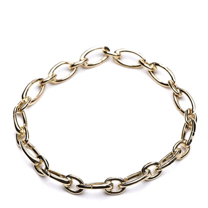 Tiffany 18K Yellow Gold Clasping Oval Link Bracelet 1 of 4