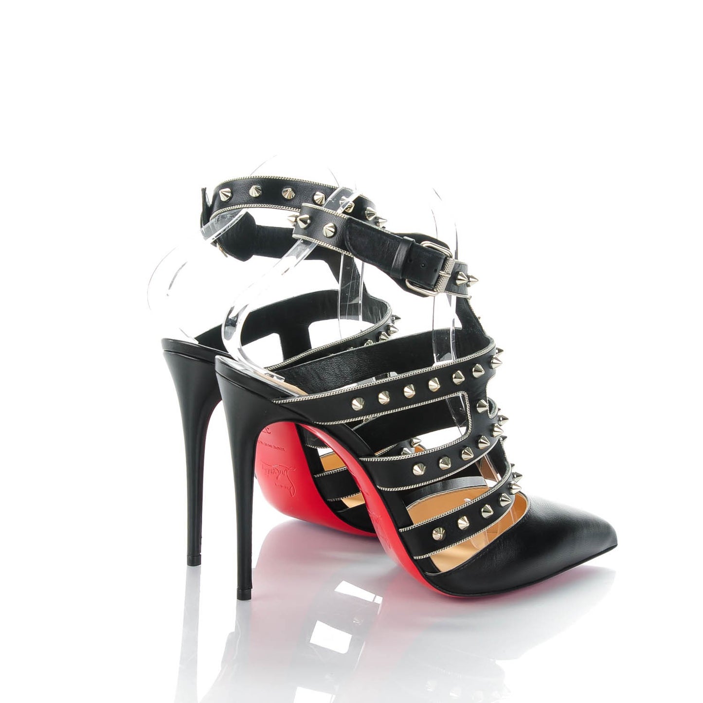 Kid Tchicaboum 100 Pumps 37.5 Black Silver