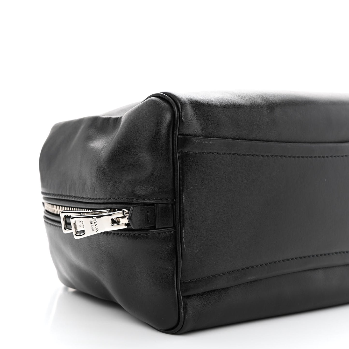 Soft Calf Medium Inside Tote Black Mughetto
