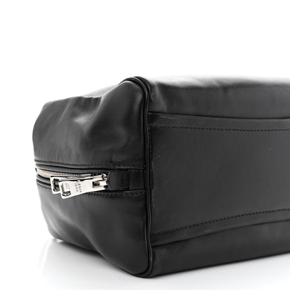 Prada Soft Calf Medium Inside Tote Black Mughetto 11 of 12
