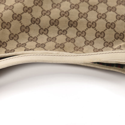 Gucci Monogram Medium New Britt Hobo Off White 11 of 15